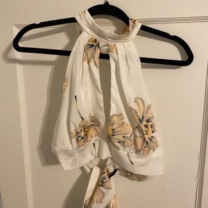 Floral crop top
